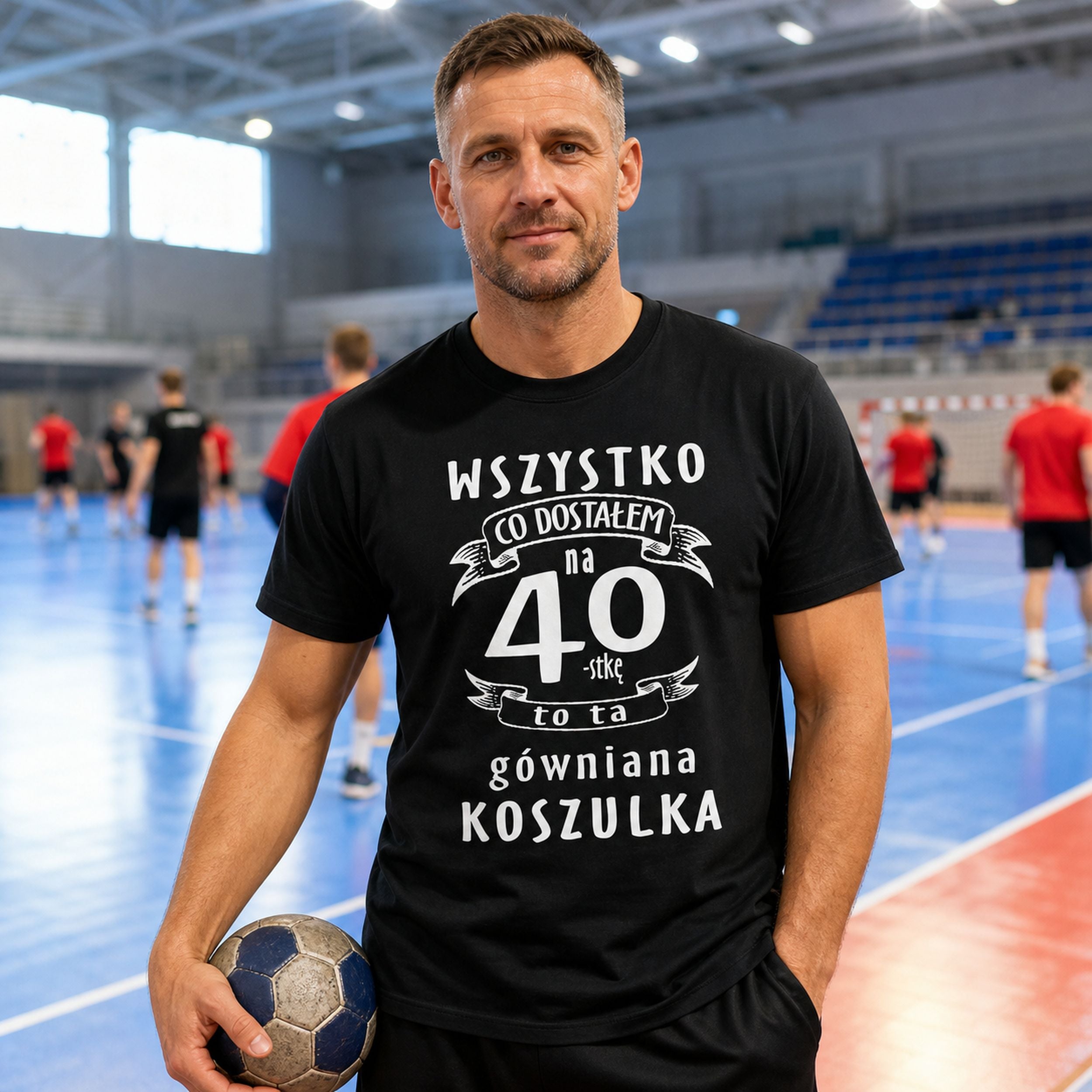 Koszulka na 40 Urodziny dla Niego - Przewrotny Prezent z Humorem