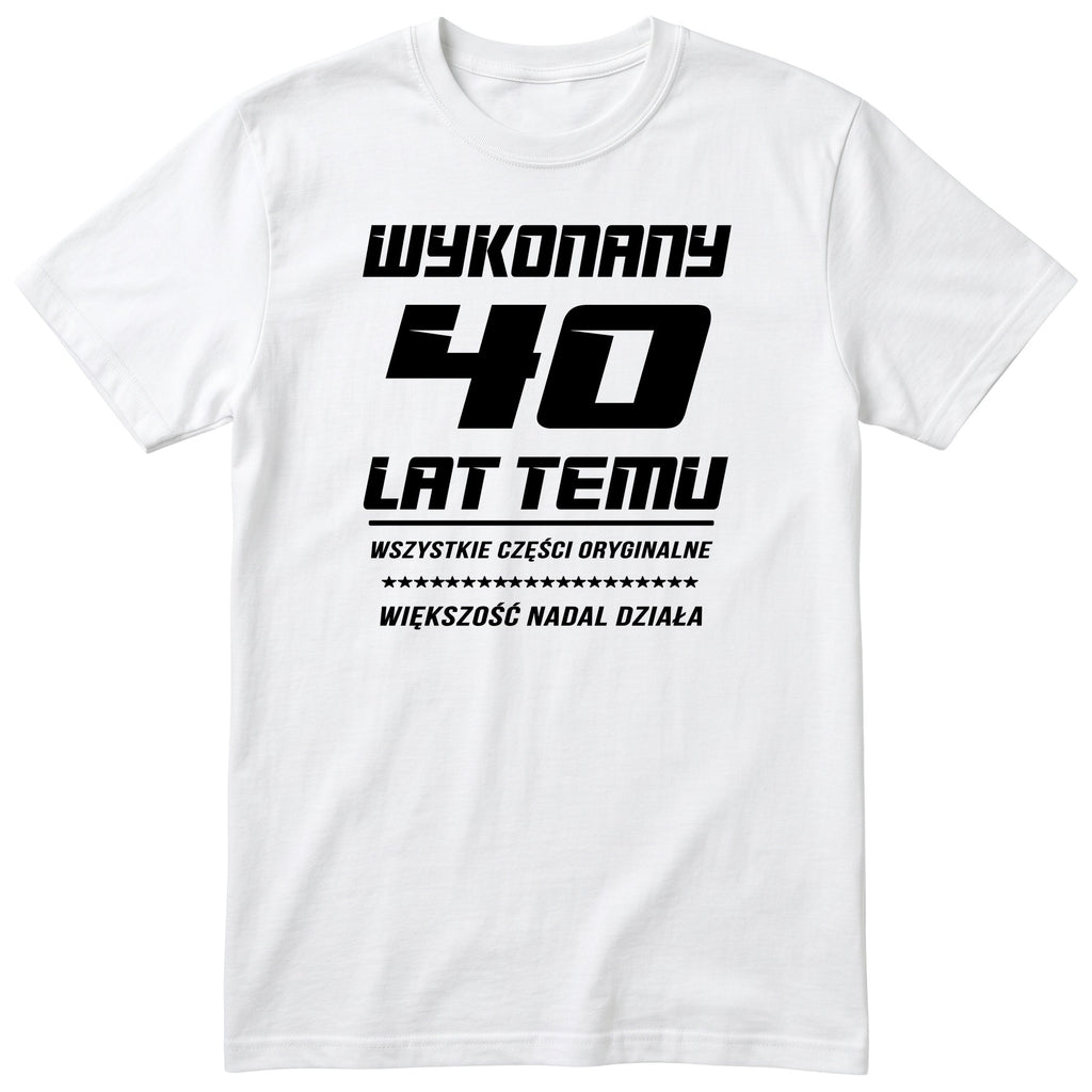Wykonany 40 Lat Temu - biała