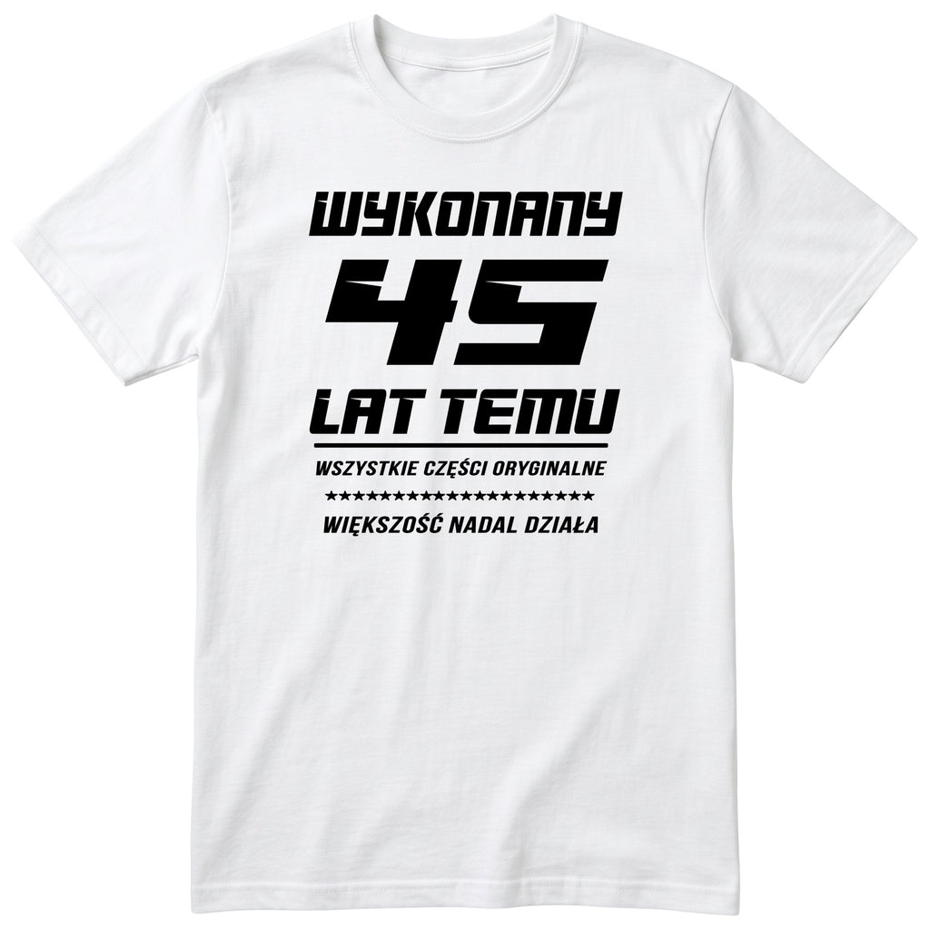 Wykonany 45 Lat Temu - biała
