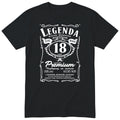 Koszulka Legenda 18 Lat - czarna