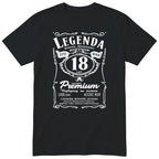 Koszulka Legenda 18 Lat - czarna