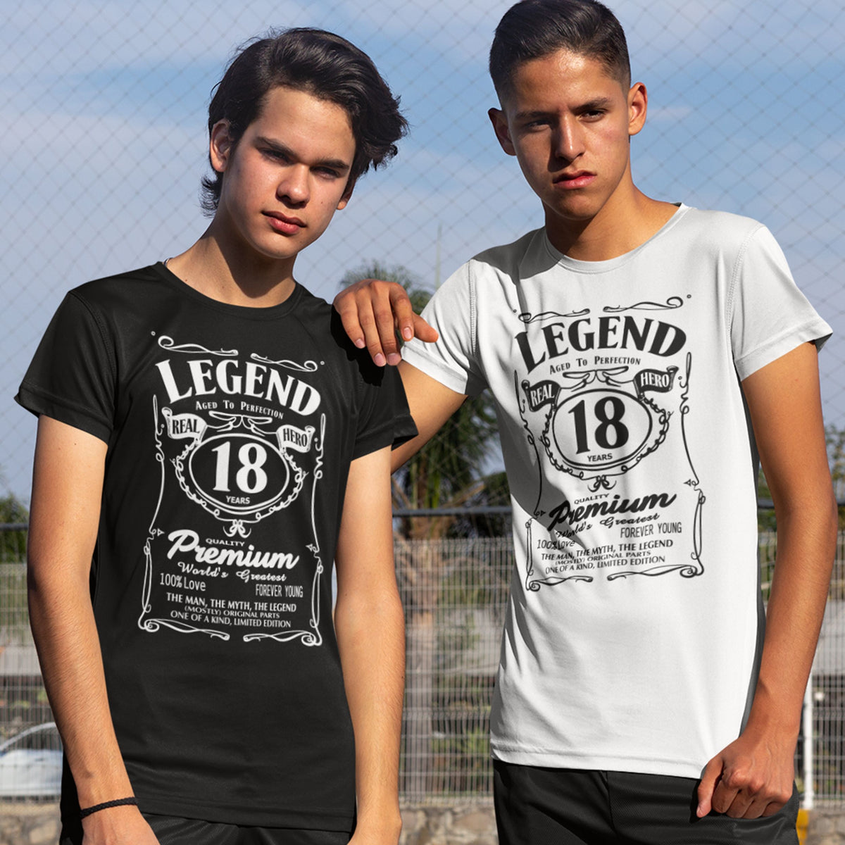 18th Birthday Legend Shirt for Him - Real Hero Aged To Perfection - lifestyle photo 3 of 3