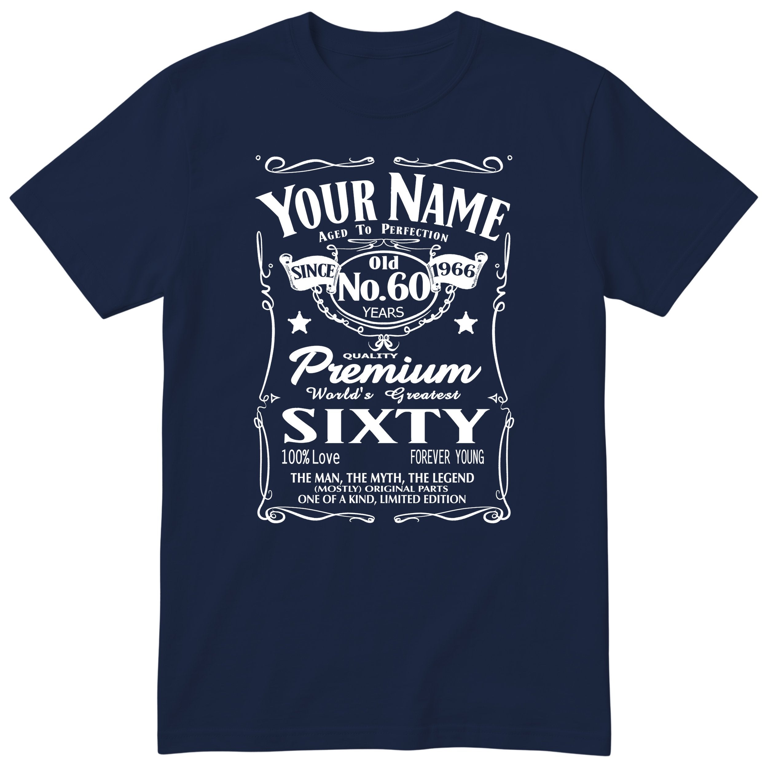 Legend 60th Birthday T-Shirt Men - Navy