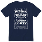 Personalised 40th Birthday T-Shirt - Aged to Perfection Gift for Him