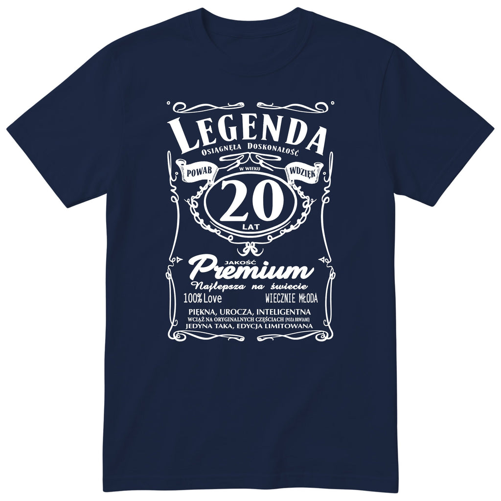 Legenda 20 Lat - Koszulka Urodzinowa Polish Birthday Gift for Her