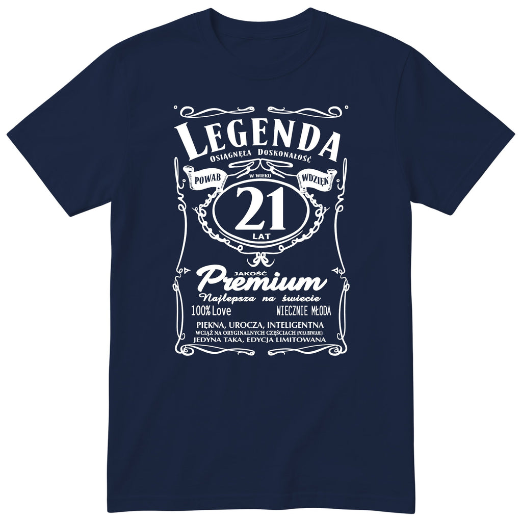 Legenda 21 Lat - Koszulka Urodzinowa Polish Birthday Gift for Her
