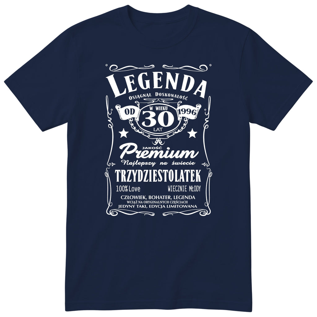 Legenda 30 Lat Koszulka - Polish 30th Birthday Gift T-Shirt Men 1996