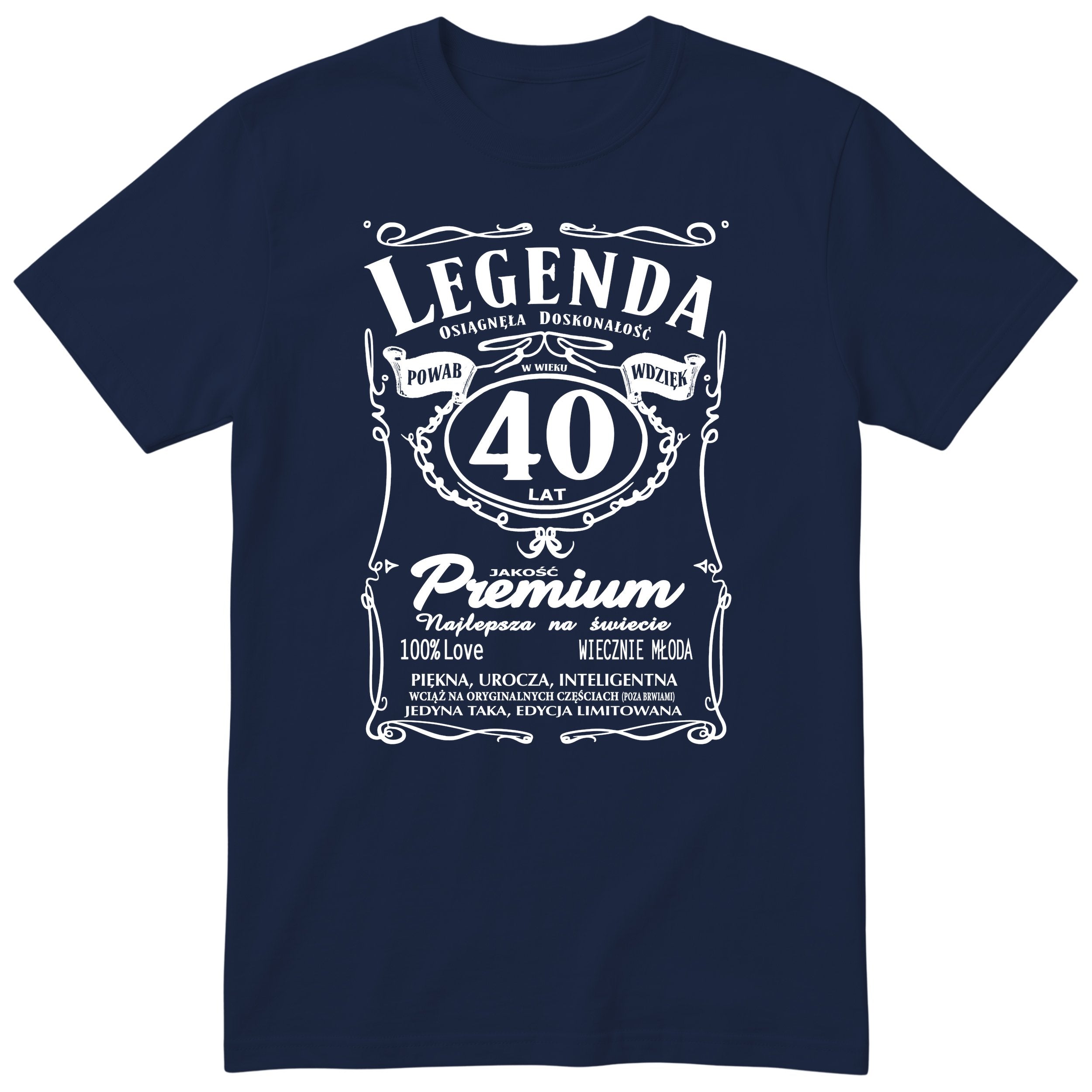 Legenda 40 Lat - Koszulka Urodzinowa Polish Birthday Gift for Her