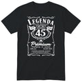 Koszulka Legenda 45 Lat - czarna
