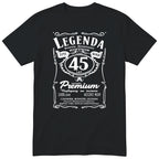 Koszulka Legenda 45 Lat - czarna