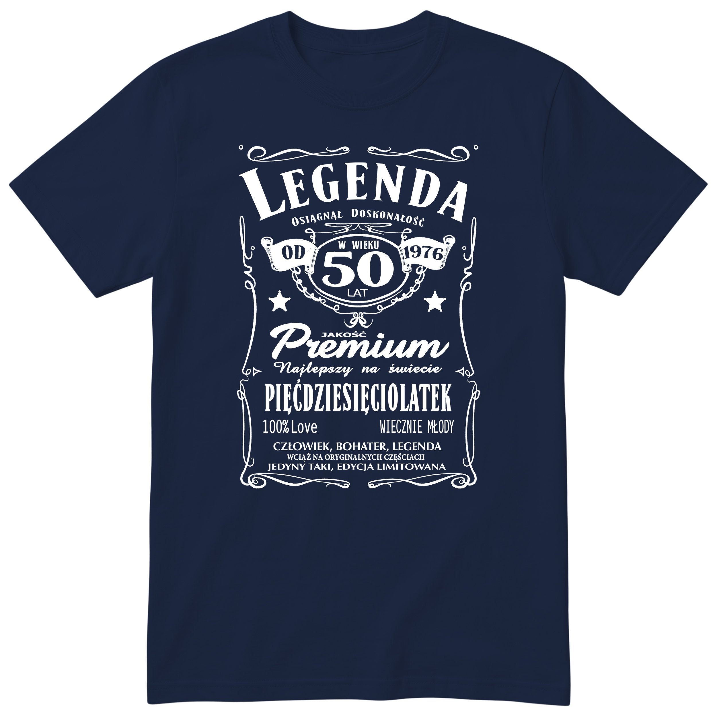 Legenda 50 Lat Koszulka - Polish 50th Birthday Gift T-Shirt Men 1976