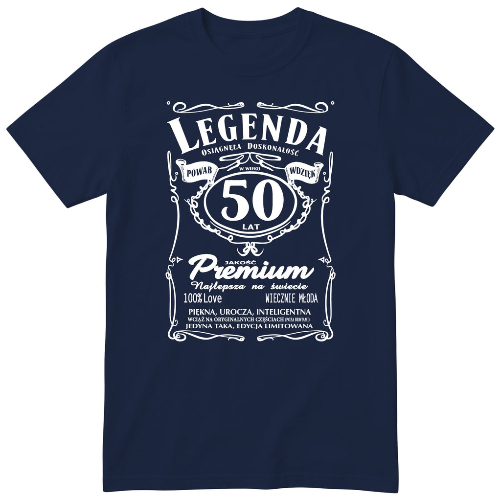 Legenda 50 Lat - Koszulka Urodzinowa Polish Birthday Gift for Her