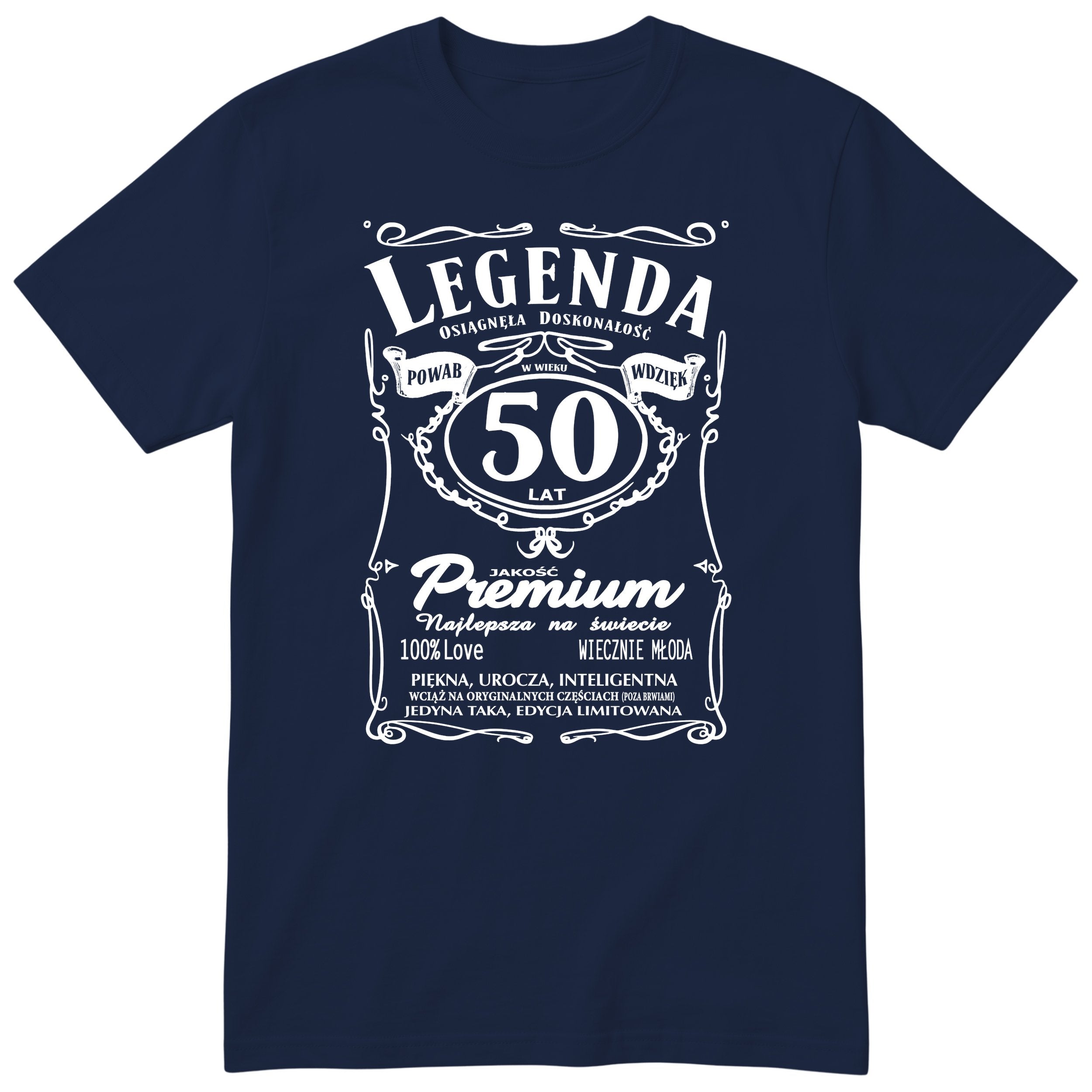 Legenda 50 Lat - Koszulka Urodzinowa Polish Birthday Gift for Her