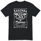 Koszulka Legenda 55 Lat - czarna