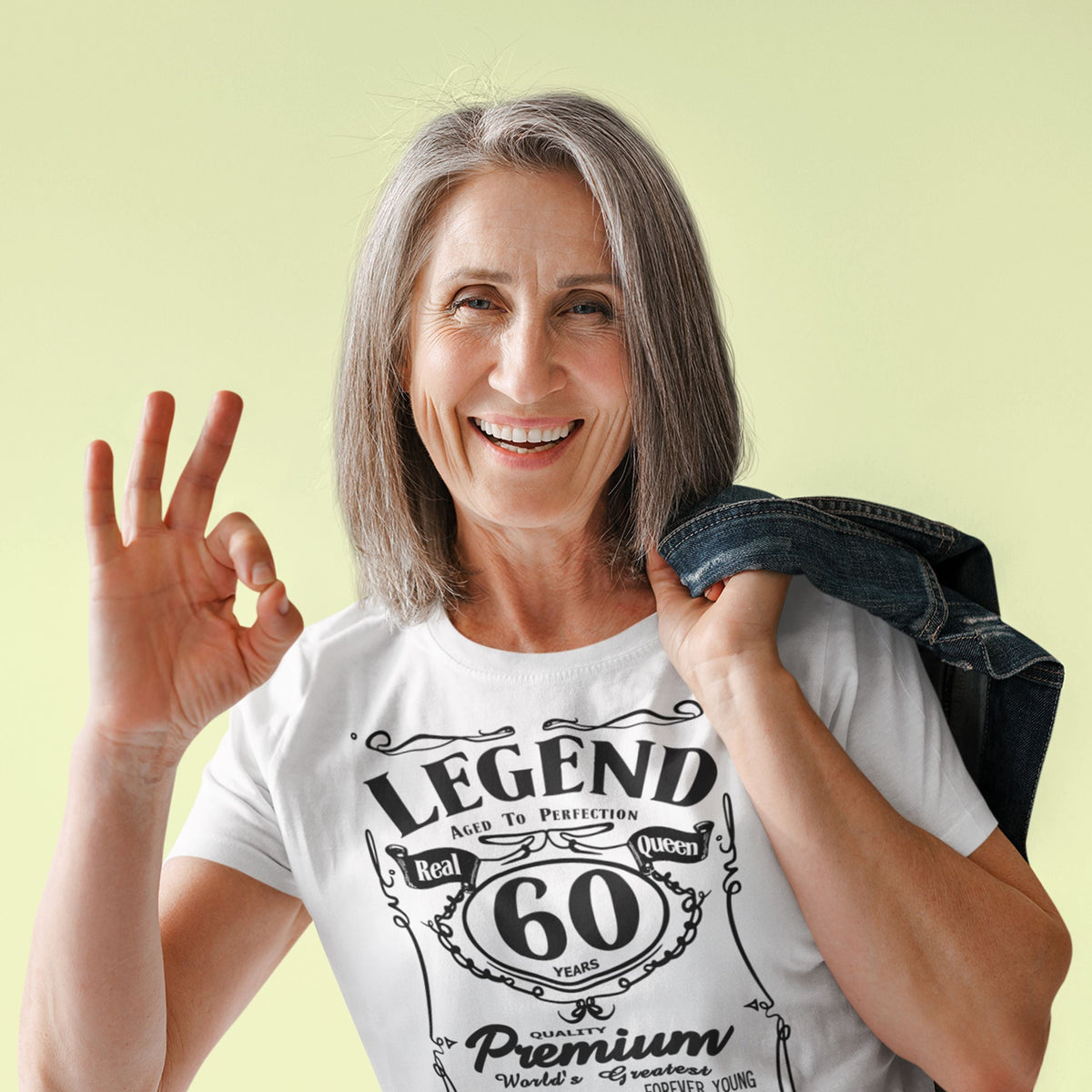 Real Queen Aged To Perfection 60 - Legend Birthday Shirt Women - lifestyle photo 3 of 3