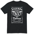 Koszulka Legenda 65 Lat - czarna