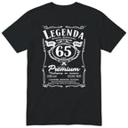 Koszulka Legenda 65 Lat - czarna