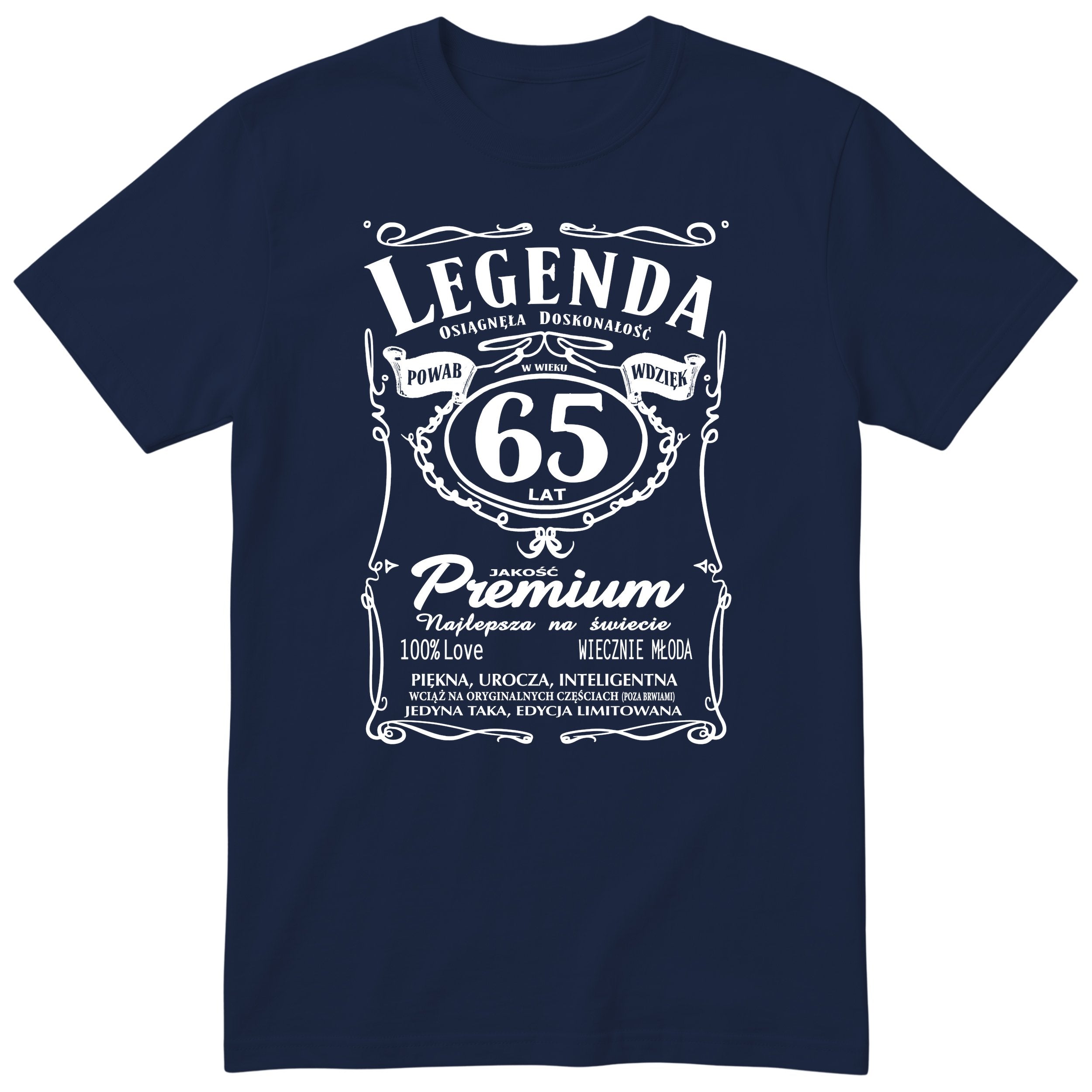 Legenda 65 Lat - Koszulka Urodzinowa Polish Birthday Gift for Her