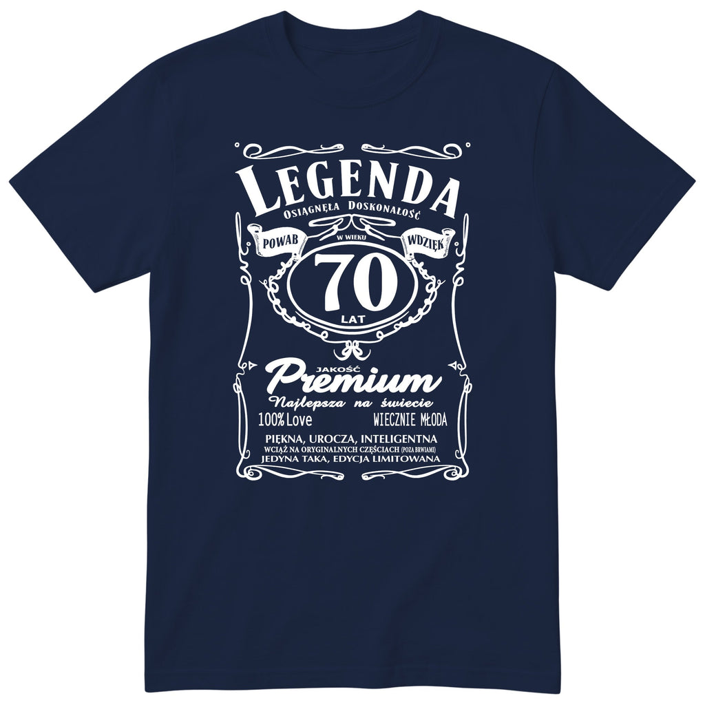 Legenda 70 Lat - Koszulka Urodzinowa Polish Birthday Gift for Her