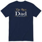 Best Dad in the World Exclusive T-Shirt - Navy
