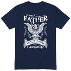 Best Father Super Dad Eagle T-Shirt - Navy