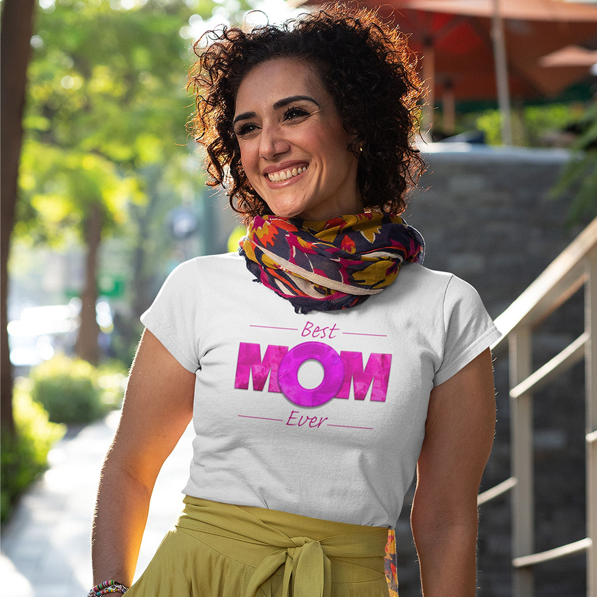 Best Mom Ever Pink - Mother's Day T-Shirt for Her - lifestyle photo 3 of 4