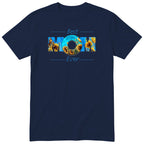 Best Mom Ever Blue Sunflower - Navy