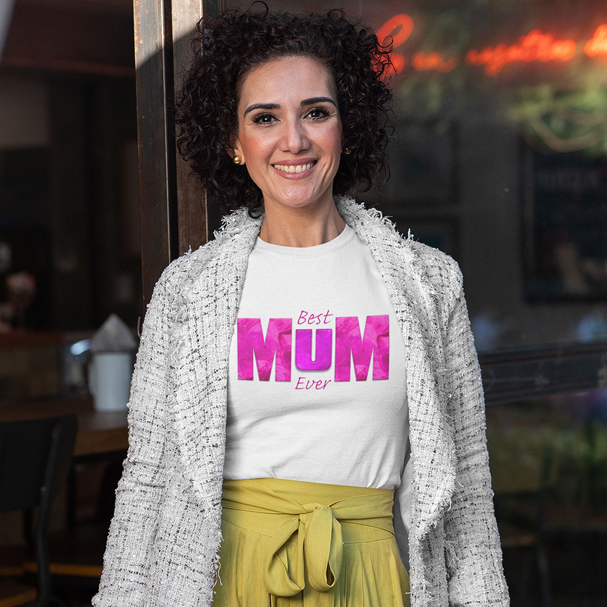 Best Mum Ever Pink - Mother's Day T-Shirt for Her - lifestyle photo 3 of 4