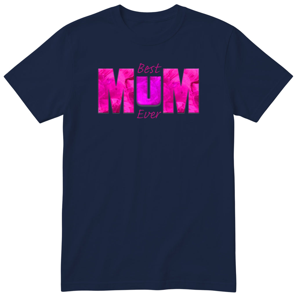 Best Mum Ever Pink - Navy