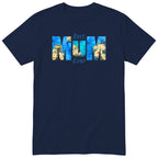 Best Mum Ever Blue Floral - Navy