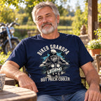 Biker Grandpa Legend - Koszulka dla Dziadka na Motocyklu