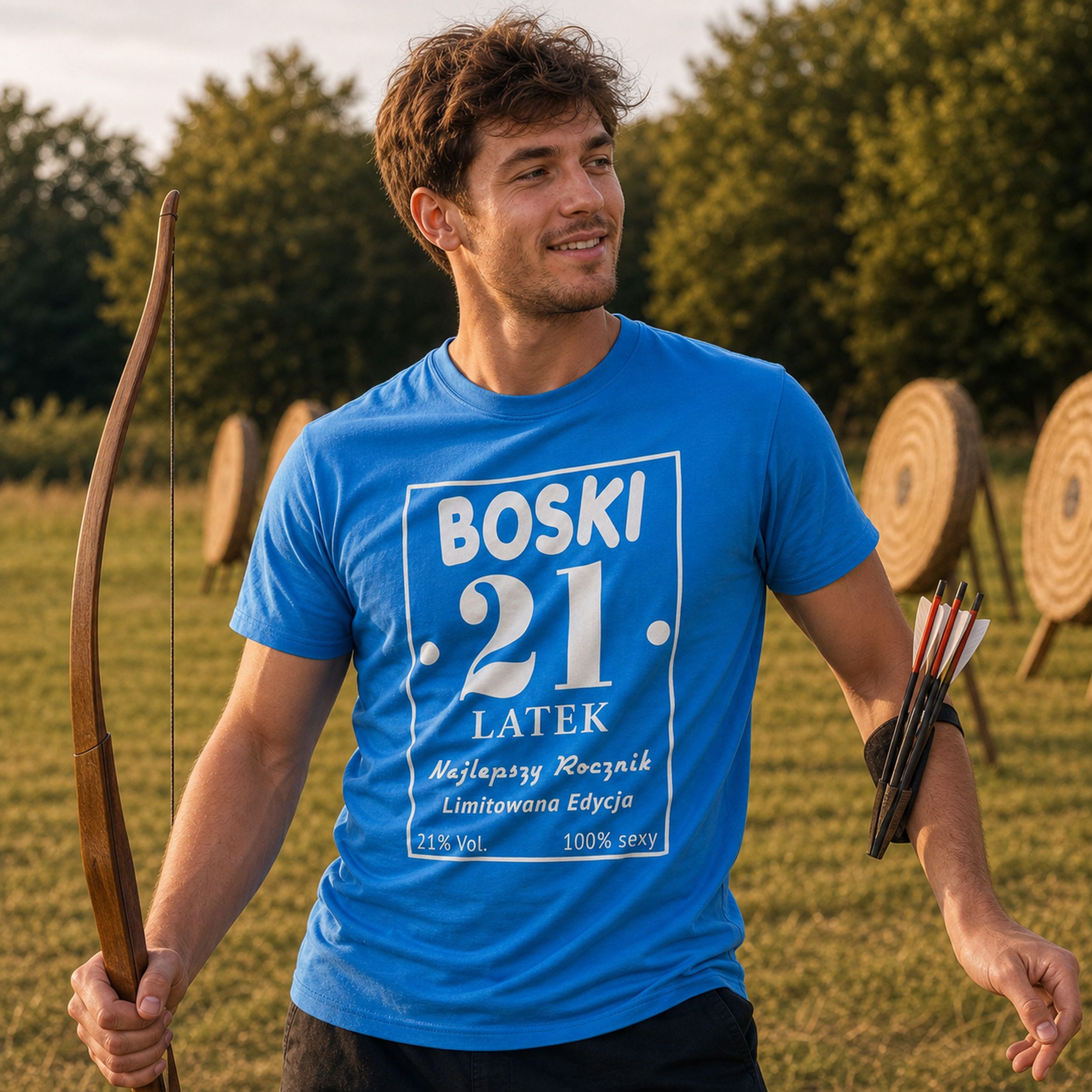 BOSKI 21 LATEK - Koszulka na 21 Urodziny dla Niego, Prezent