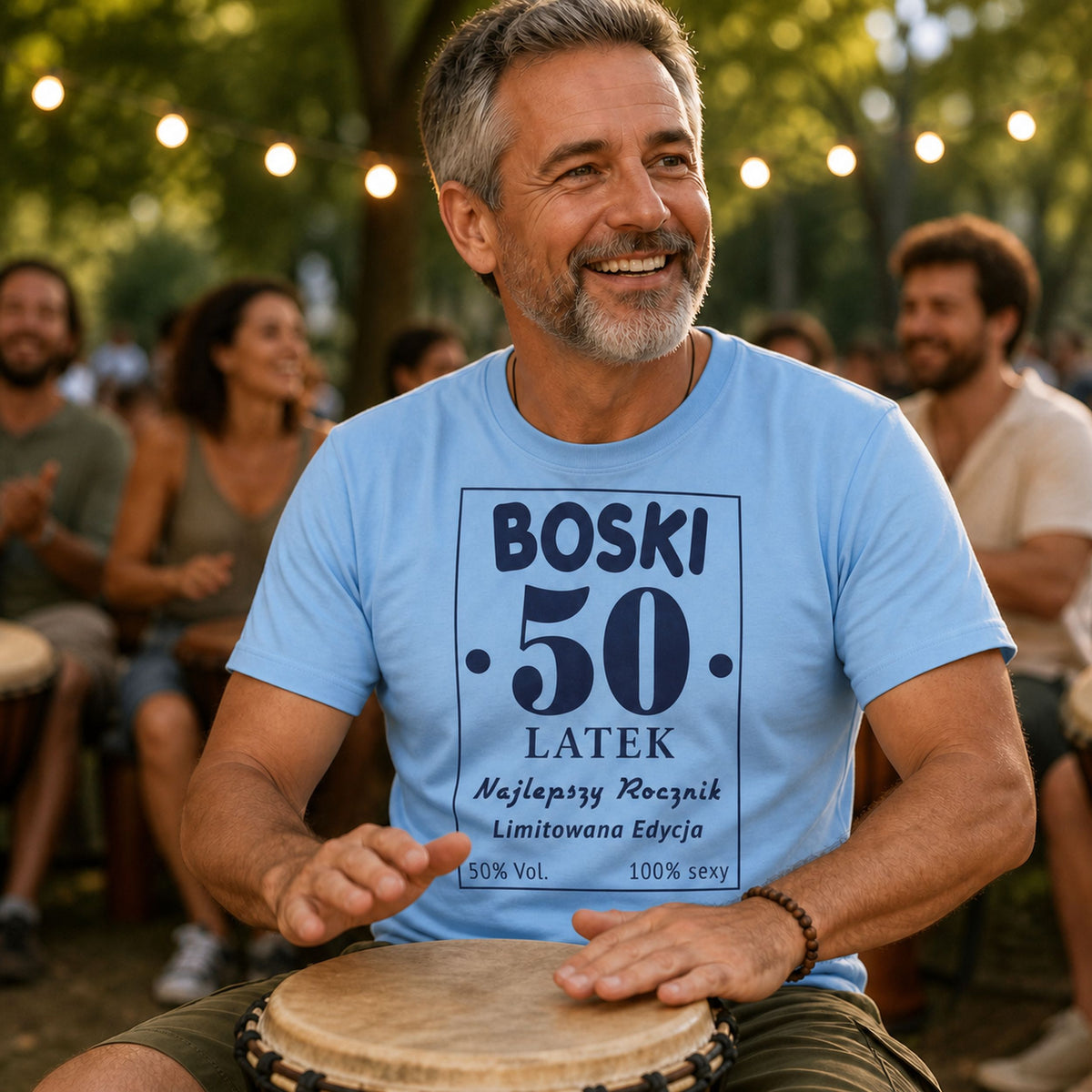 BOSKI 50 LATEK - Koszulka na 50 Urodziny dla Niego, Prezent