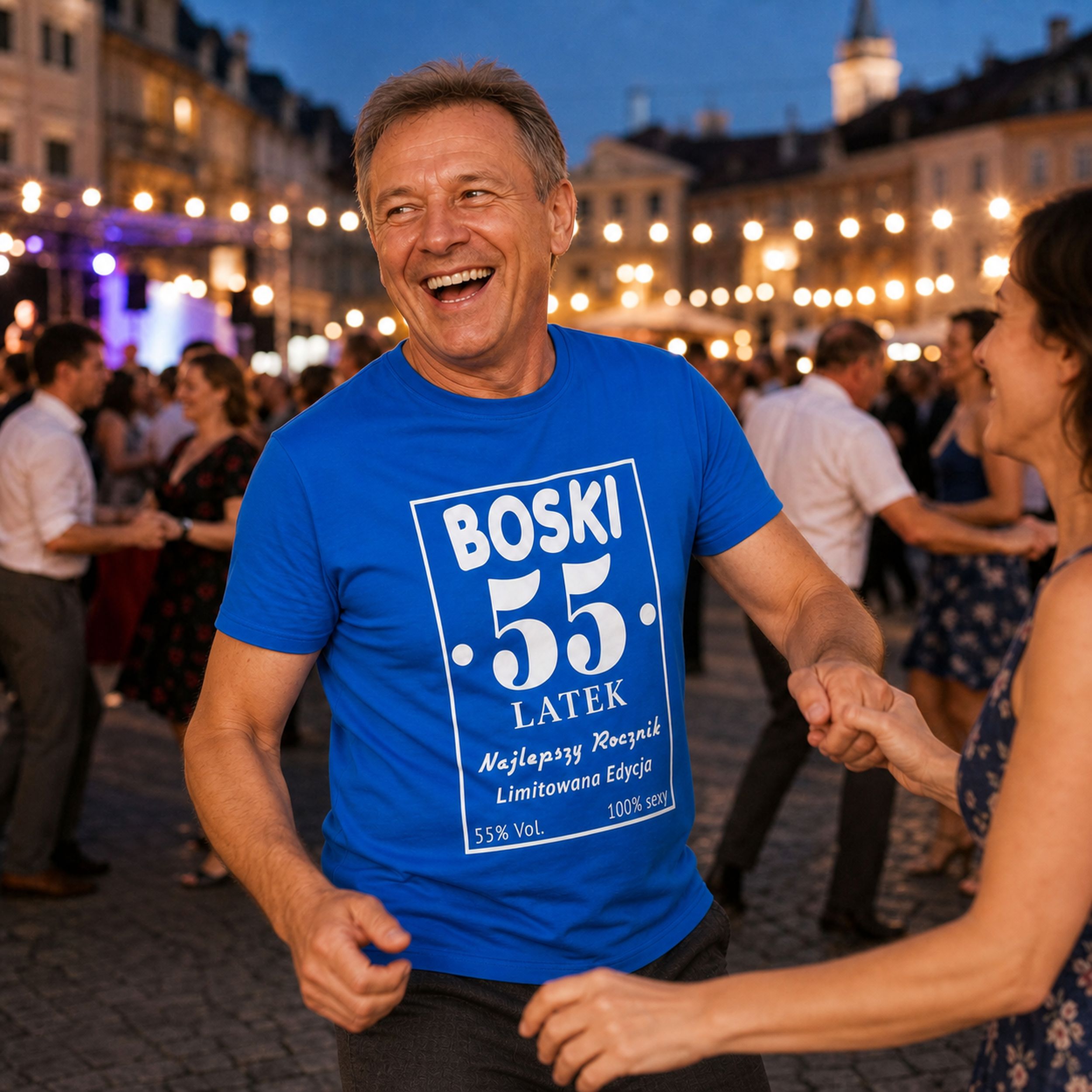 BOSKI 55 LATEK - Koszulka na 55 Urodziny dla Niego, Prezent