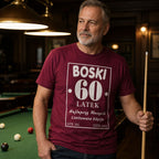 BOSKI 60 LATEK - Koszulka na 60 Urodziny dla Niego, Prezent
