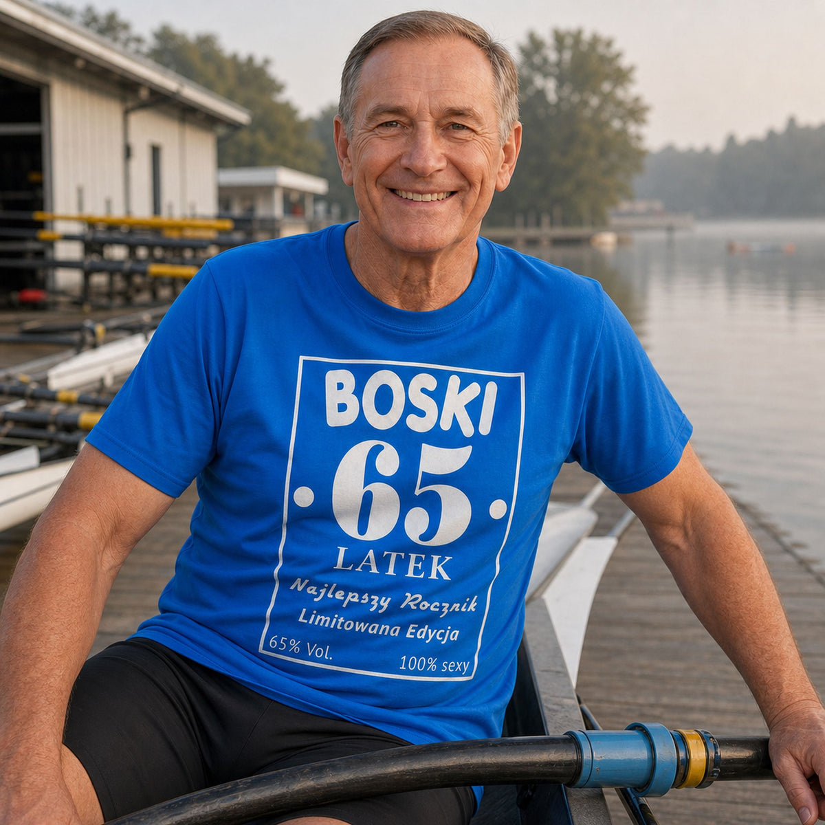 BOSKI 65 LATEK - Koszulka na 65 Urodziny dla Niego, Prezent