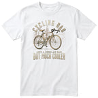 Cycling Dad Road Bike T-Shirt - White