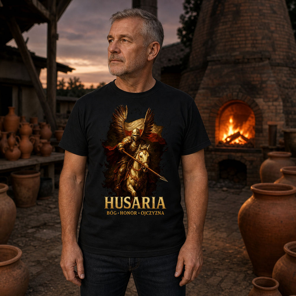 Husaria Bóg Honor Ojczyzna - Koszulka Patriotyczna Polska