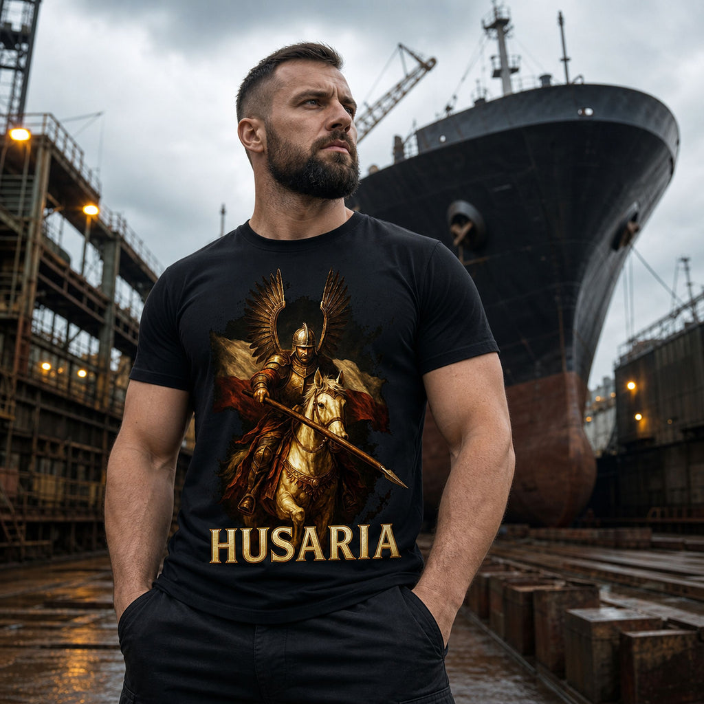 Husaria - Koszulka Patriotyczna Polska, Prezent dla Polaka