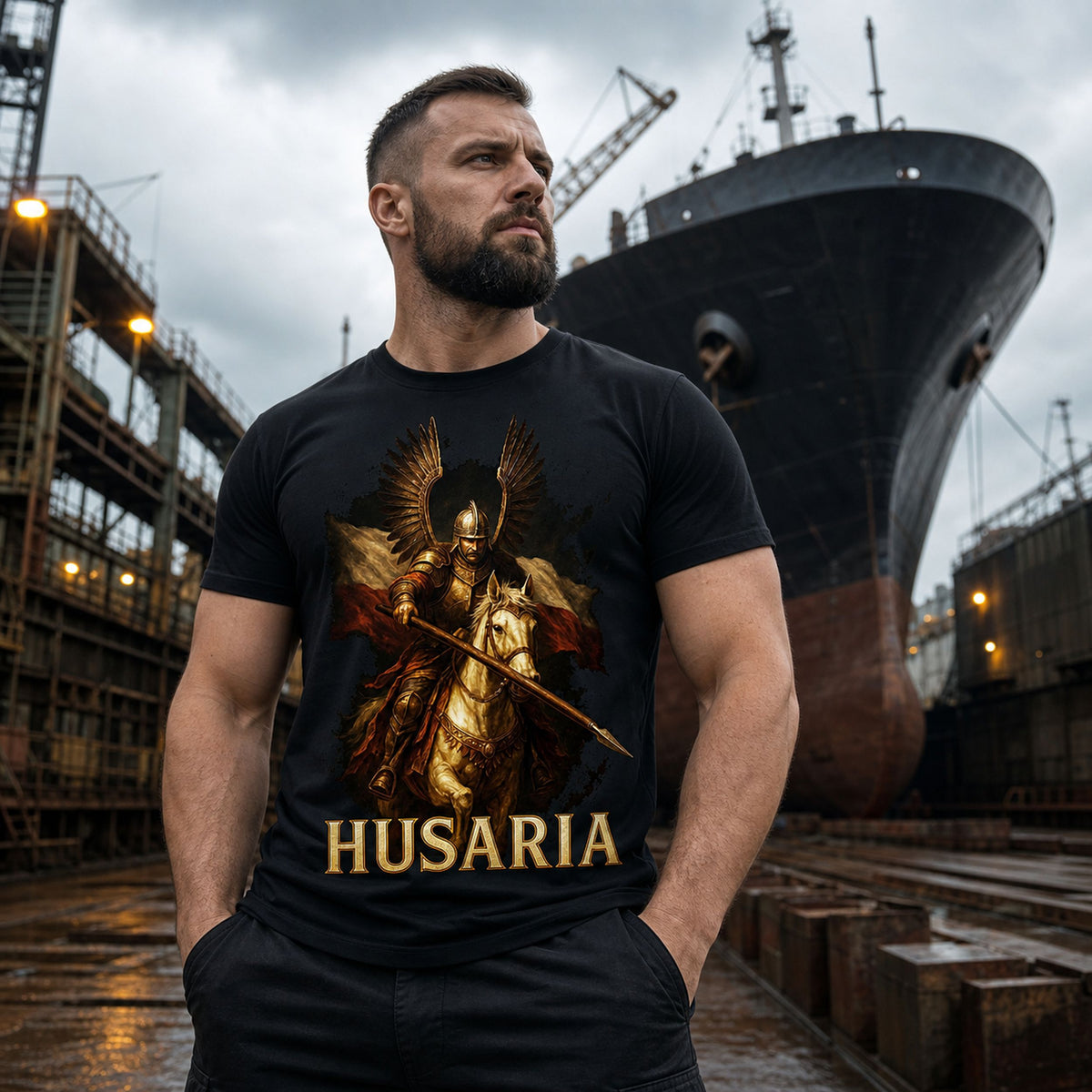 Husaria - Koszulka Patriotyczna Polska, Prezent dla Polaka