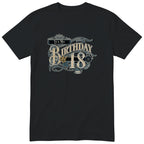 Its My Birthday 18 unisex vintage t-shirt Black