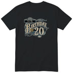 Its My Birthday 20 unisex vintage t-shirt Black