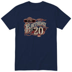 It's My Birthday 20 retro tee - navy
