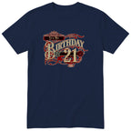 It's My Birthday 21 retro tee - navy