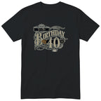 It's My Birthday 40 t-shirt - vintage 40th birthday, Forever Young, unisex