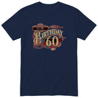 It's My Birthday 60 retro tee - navy