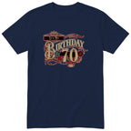 It's My Birthday 70 retro tee - navy