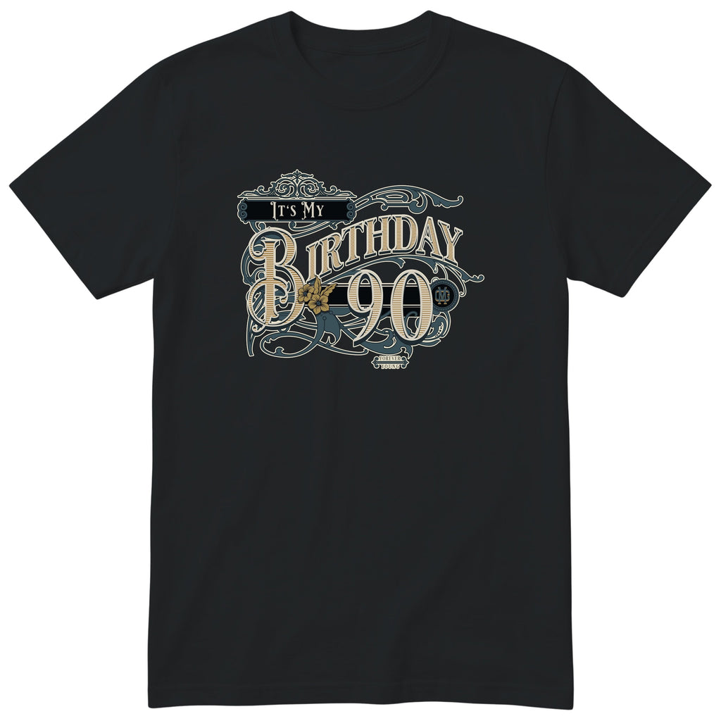 It's My Birthday 90 vintage tee - black