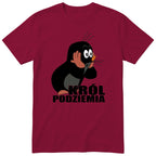 Krecik Krol Podziemia koszulka bordowa