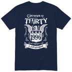 Navy Life Begins At Thirty t-shirt - 30th birthday gift for him with an eagle crest